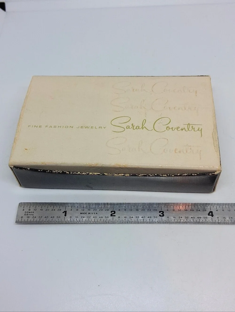 * Vintage Sarah Coventry Black Beauty Brooch & Clip On Earring Set Original Box